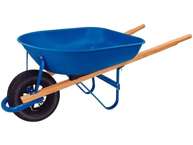 Carrinho de Mão Tramontina com Caçamba Rasa Plástica Azul 50 L