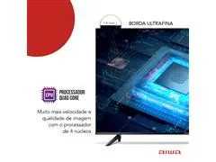 Smart TV Aiwa 43" Full HD Android Borda Ultrafina HDR10 Dolby Áudio - 1