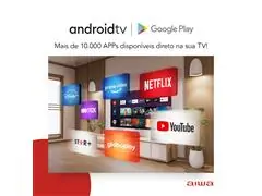 Smart TV Aiwa 43" Full HD Android Borda Ultrafina HDR10 Dolby Áudio - 5