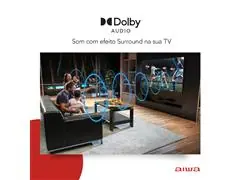 Smart TV Aiwa 32" HD Android Borda Ultrafina HDR10 Dolby Áudio - 1