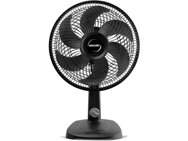 Ventilador Mallory Turbo Compact Preto e Grafite