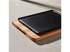 Mix Gril Retangular em Ferro Fundido com Base em Madeira Tramontina - 8