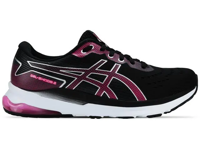 Tênis Asics Gel-Shinobi 2 Black/Pink Glo Fem