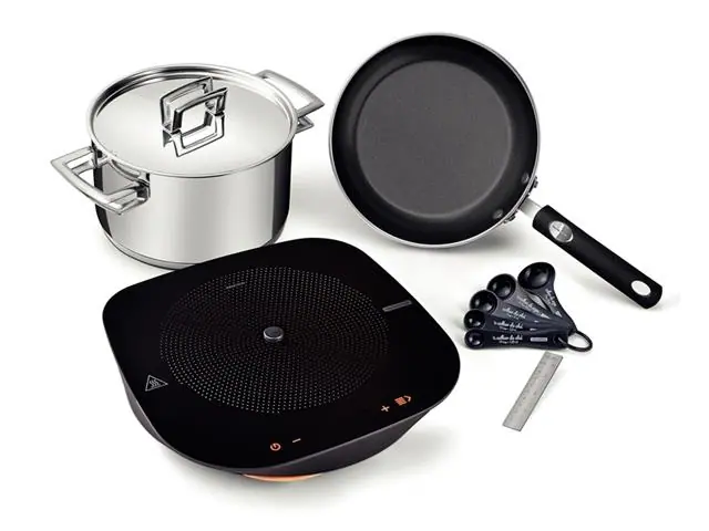 Kit Tramontina Cooktop Portátil Conectado Guru com Panelas