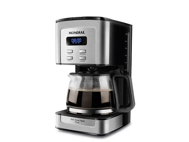 Cafeteira Elétrica Dolce Arome Digital Mondial Preto/Inox 800W