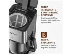 Cafeteira Elétrica Dolce Arome Mondial Preto/Inox 550W - 3