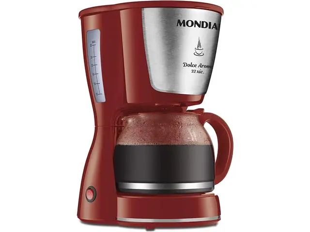 Cafeteira Elétrica Dolce Arome Mondial Vermelho/Inox 800W