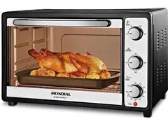 Forno Elétrico 52L Grand Family II Mondial Preto/Inox 1800W  FR-52