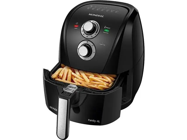 Fritadeira Sem Óleo Air Fryer 4L Mondial Preto 1500W  AFN-40-BFS