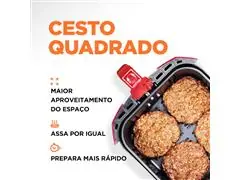 Fritadeira Sem Óleo Air Fryer 4L Mondial Vermelho 1500W  AFN-40-FR - 5