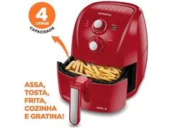 Fritadeira Sem Óleo Air Fryer 4L Mondial Vermelho 1500W  AFN-40-FR - 1