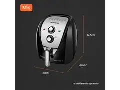 Fritadeira Sem Óleo Air Fryer 8L Mondial Preto 1900W  AFN-80-BI - 8