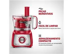 Multiprocessador Turbo Chef 7em1 Mondial Vermelho 1000W  MPN-01-RE - 3