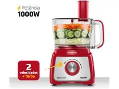 Multiprocessador Turbo Chef 9em1 Mondial Vermelho 1000W  MPN-01-RF - 1