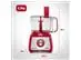 Multiprocessador Turbo Chef 9em1 Mondial Vermelho 1000W  MPN-01-RF - 4