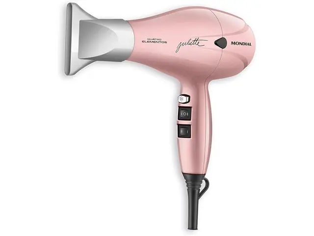 Secador de Cabelo By Juliette Mondial Golden Rose 2000W  SCP-JU-01