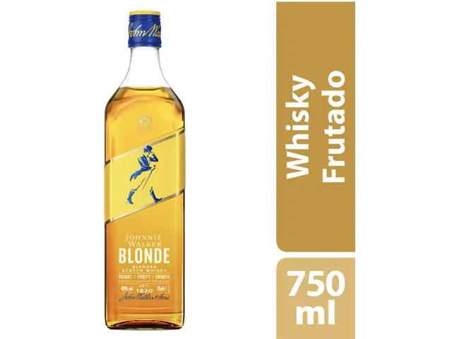 Whisky Escocês Blended Johnnie Walker Blonde Garrafa 750ml