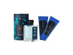 Kit Blue Blend Deo Colônia + Gel pós Barba + Shampoo - 1