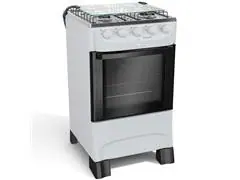 Fogão Mueller 4 bocas Branco com acendimento automático MFI4BB - 1