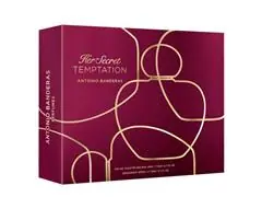 Kit Antonio Banderas Her Secret Temptation EDT 80ML + Desodorante - 3