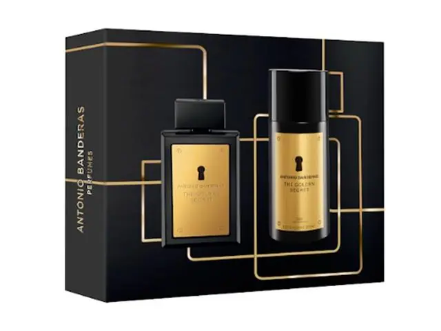 Kit Antonio Banderas Perfume Golden Secret EDT 100ML + Desodorante