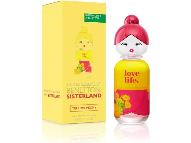 Perfume Benetton United Colors Sisterland Yellow Peony EDT 80ML