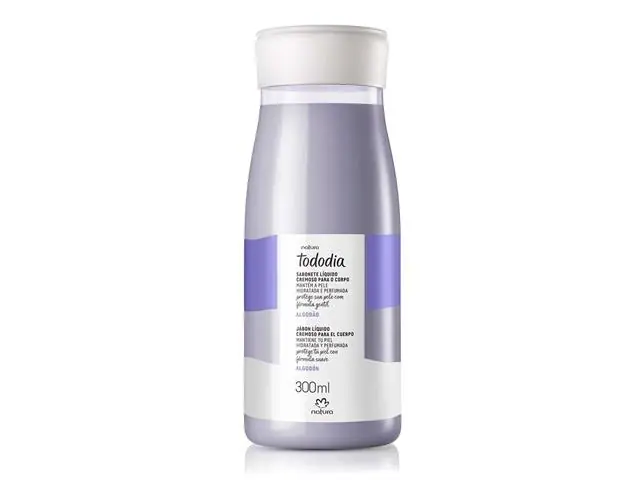 Sabonete Líquido Cremoso para o Corpo Natura TodoDia Algodão 300ML