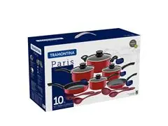 Conjunto de Panelas Tramontina Paris 6 peças + 4 utensílios - 6