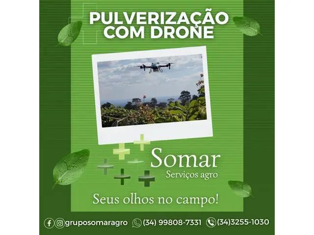 Aplicação Via Drone