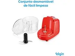 Mini Processador Turbo Press Elgin Vermelho 150W - 5