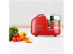 Mini Processador Turbo Press Elgin Vermelho 150W - 8