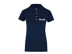 Playera tipo Polo Mujer con bordado Nucle (Talla S)