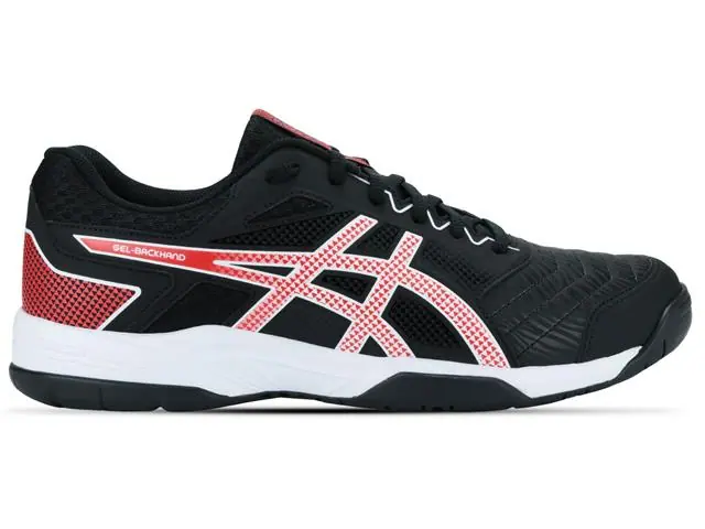 Tênis Asics Gel-Backhand Black/Electric Red Masc