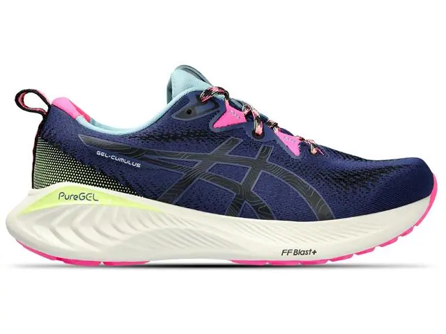 Tênis Asics Gel-Cumulus 25 TR Nature Bathing/Lime Green Fem