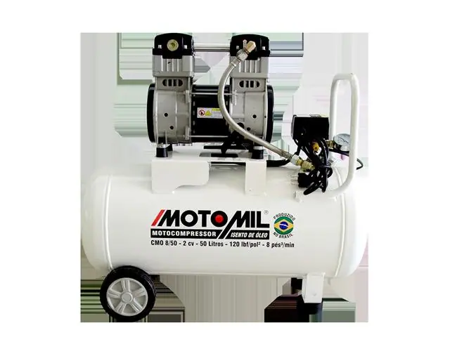 Compressor Motomil Isento de Oleo 120 Lb/Pol2 220V