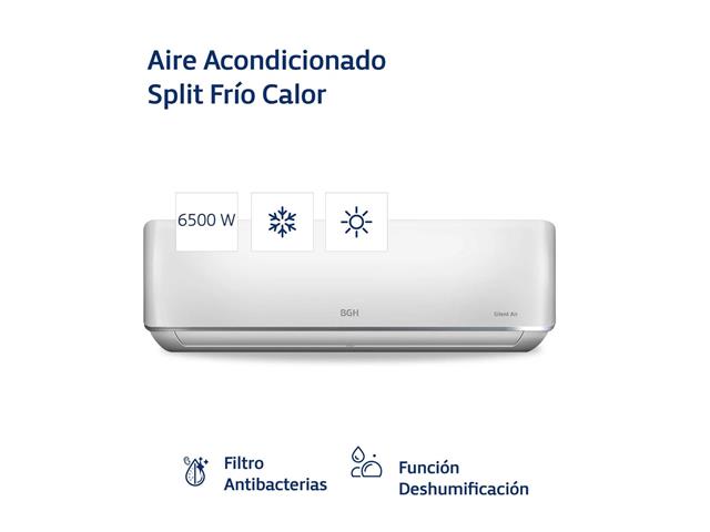 Aire Acondicionado Split Frío/Calor BGH 5500F 6500W BS65WCCR