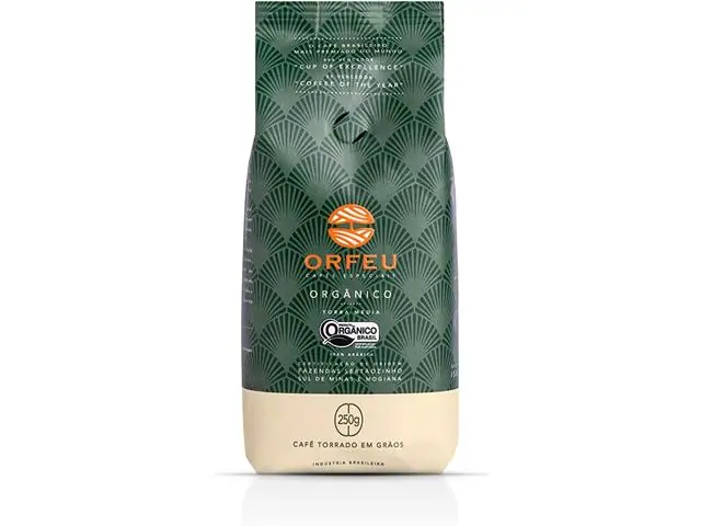 Café Orfeu em Grãos Orgânico 250G