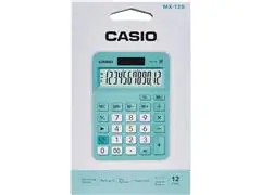 Calculadora Casio 12 Dígitos MX-12B-GN Verde - 1