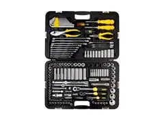 Jogo de Soquetes Stanley Encaixe MM e POL 1/4" 3/8" 1/2" com 150 Peças - 6