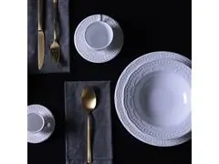 Aparelho De Jantar C/ 30 Peças Porto Brasil Madeleine Branco - 1