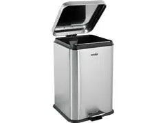 Lixeira Retangular Vonder 20 Litros Inox - 2