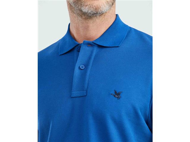 CHEVIGNON Camiseta de Hombre Tipo Polo, Classic Fit Manga Corta Azul