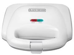 Sandwichera Black + Decker para 2 Porciones, Blanco SM1000W - 0