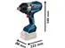 Chave de Impacto a bateria Bosch GDS 18V-1050 H Brushless 18V SB - 3