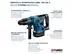 Martelete a bateria Bosch GBH 18V-36 C BITURBO Brushless 18V SB maleta - 2