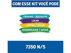 Retífica Dremel Bosch 4v à Bateria 7350 BIVOLT DREMEL com 5 acessórios - 3