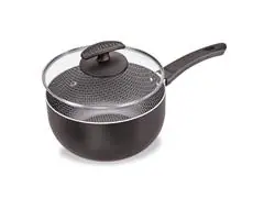 Conjunto 6 Peças Fortaleza Gran Chef com Tampa Vidro Black - 2
