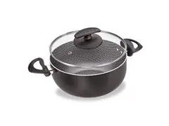 Conjunto 6 Peças Fortaleza Gran Chef com Tampa Vidro Black - 4