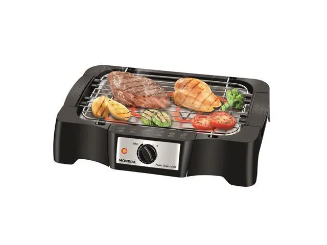 Churrasqueira Elétrica Mondial CH-07 Pratic Steak & Grill 110V