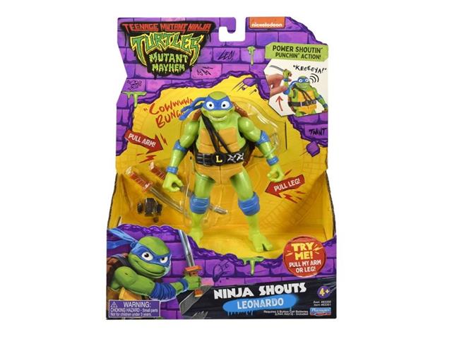 Figura Tortuga Ninja PLAYMATES con Accesorios y Sonido